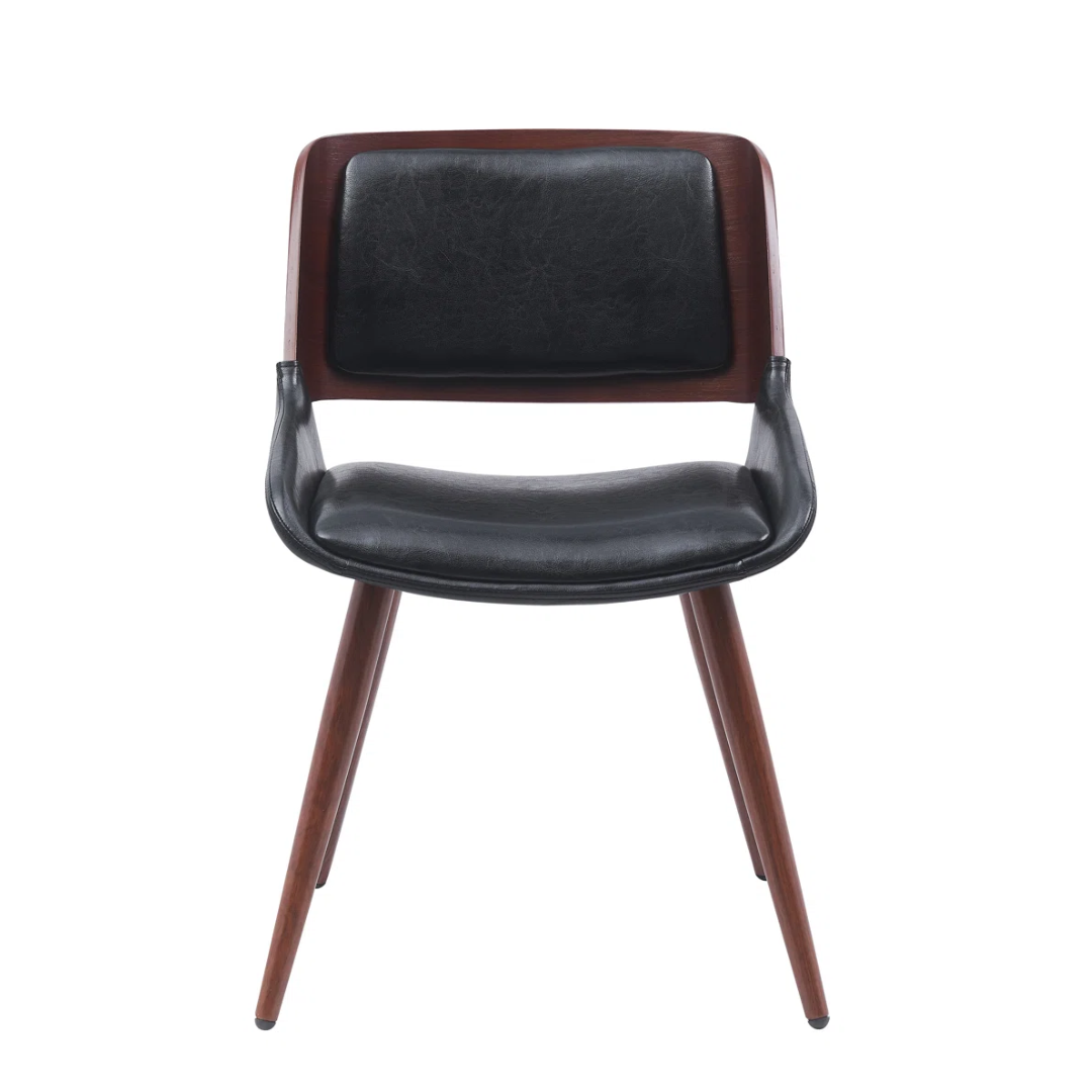 Mid Century Modern Leather Dining Chair