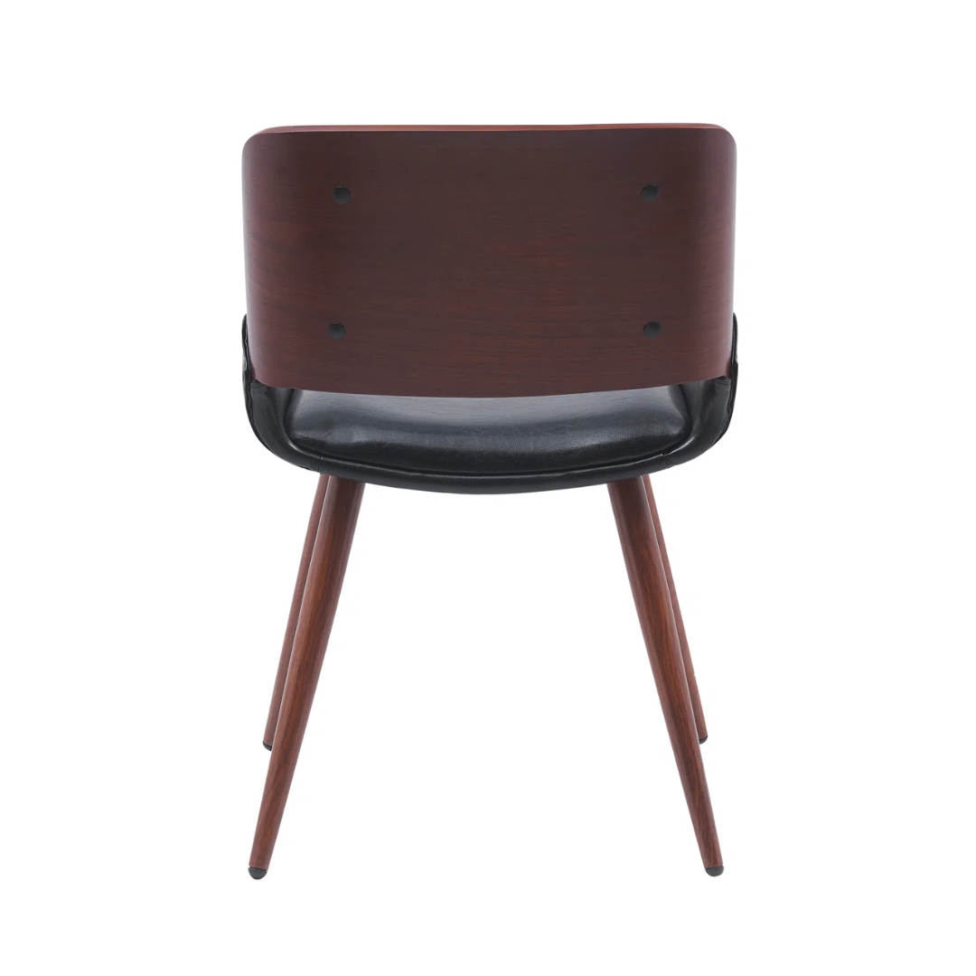 Mid Century Modern Leather Dining Chair