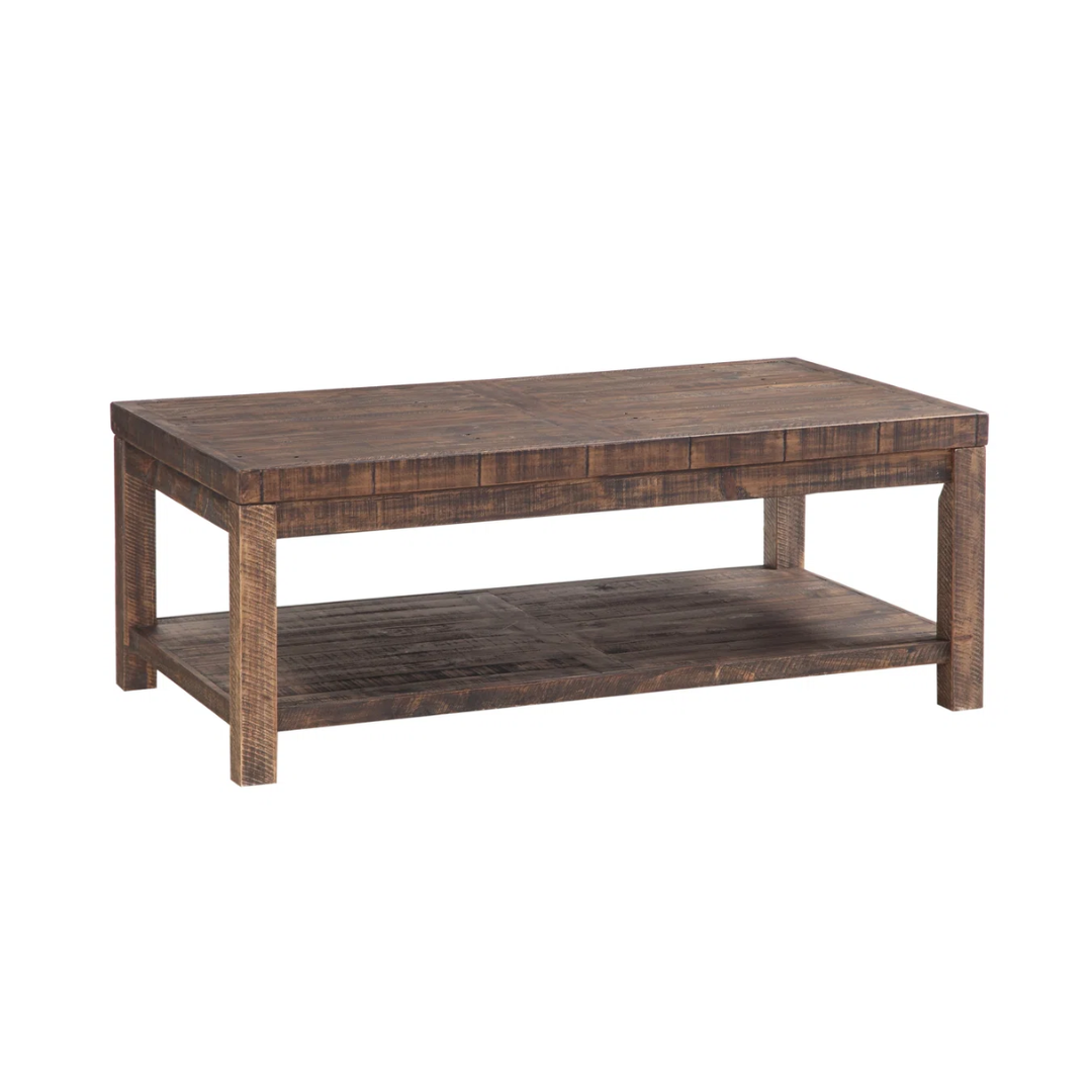 Rectangle Rustic Wood Coffee Table