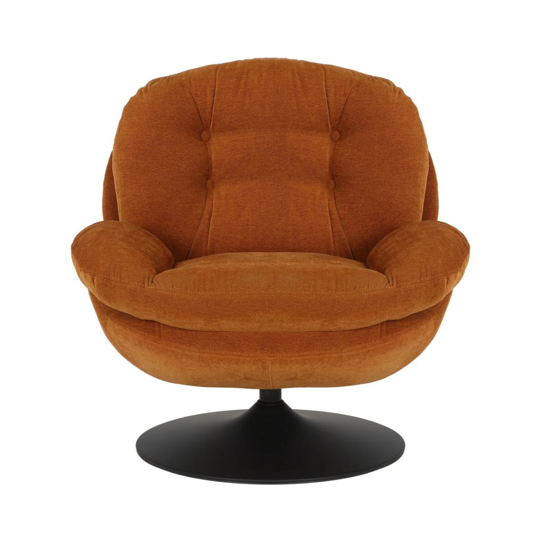Swivel Burnt Orange Desk Chair
