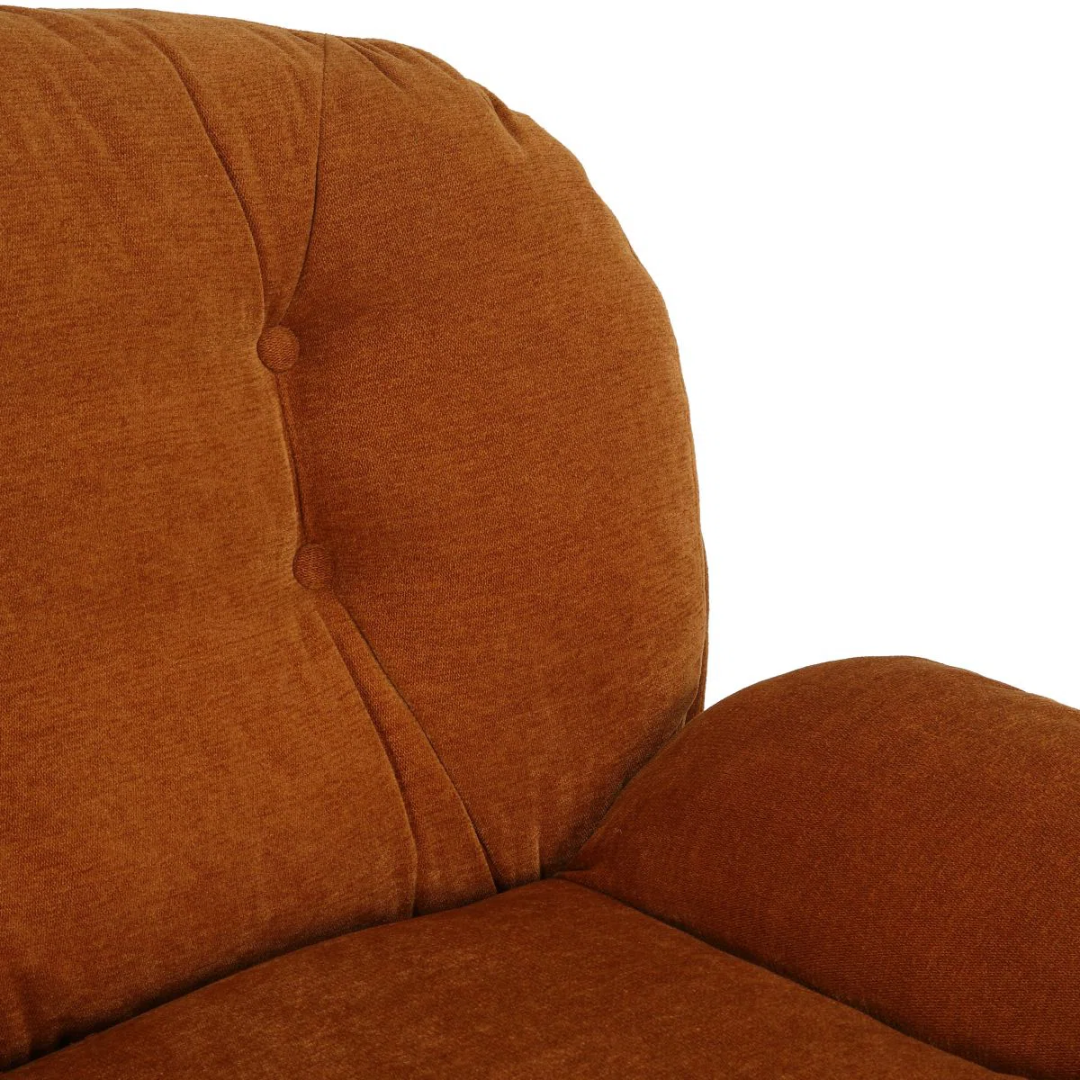 Swivel Burnt Orange Desk Chair