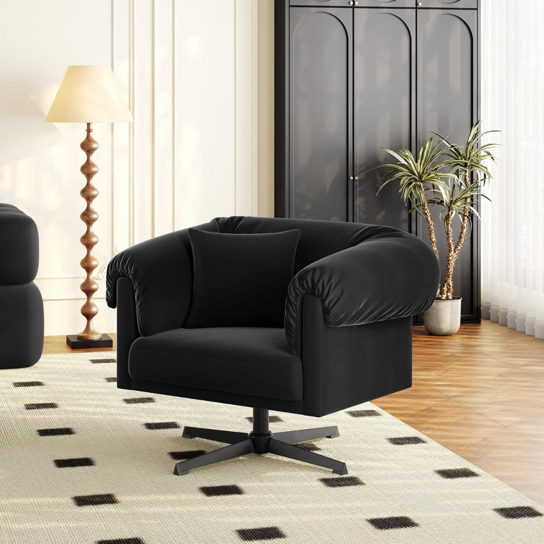 Upholstered Sofa Swivel Chair