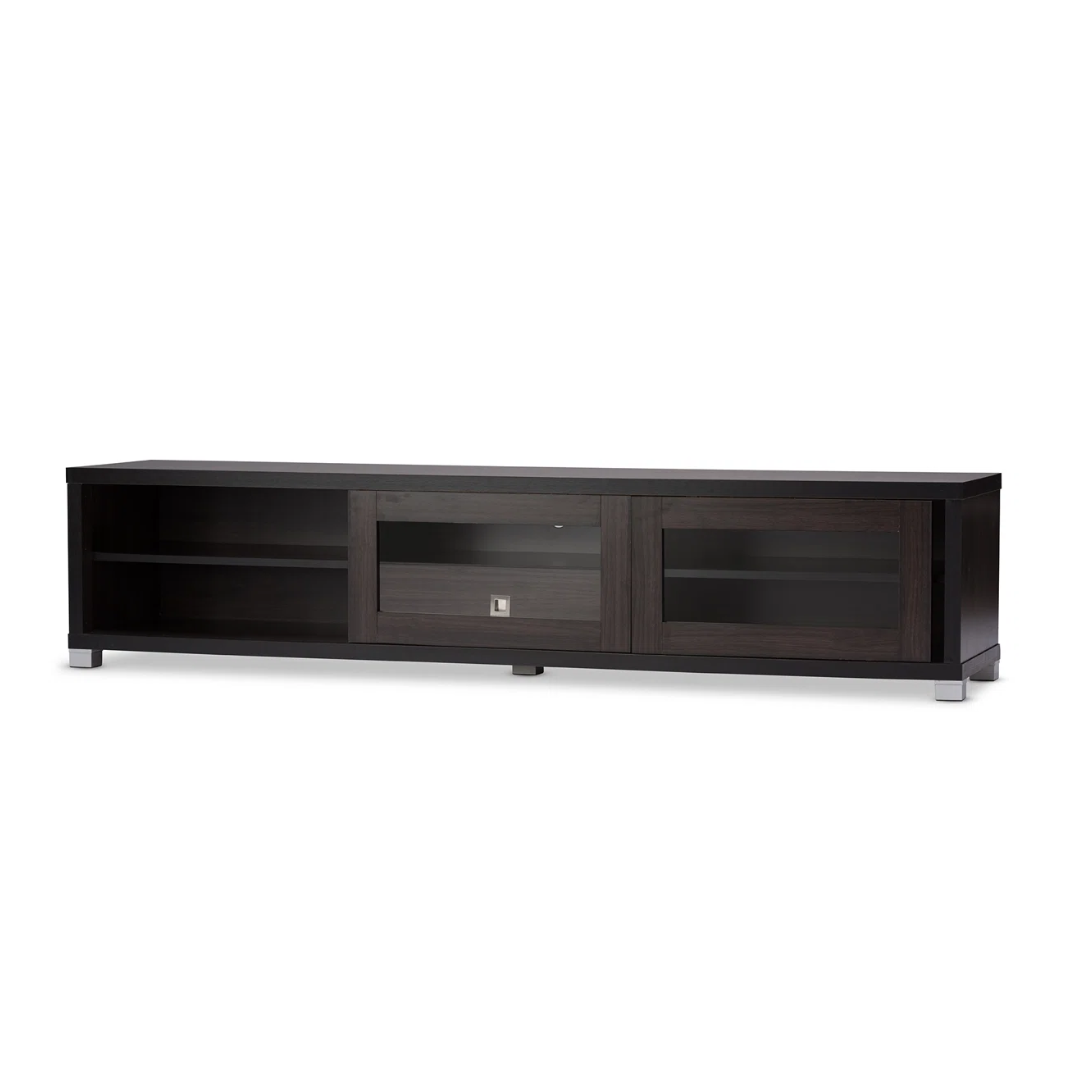 Walnut Dark Wood TV Stand