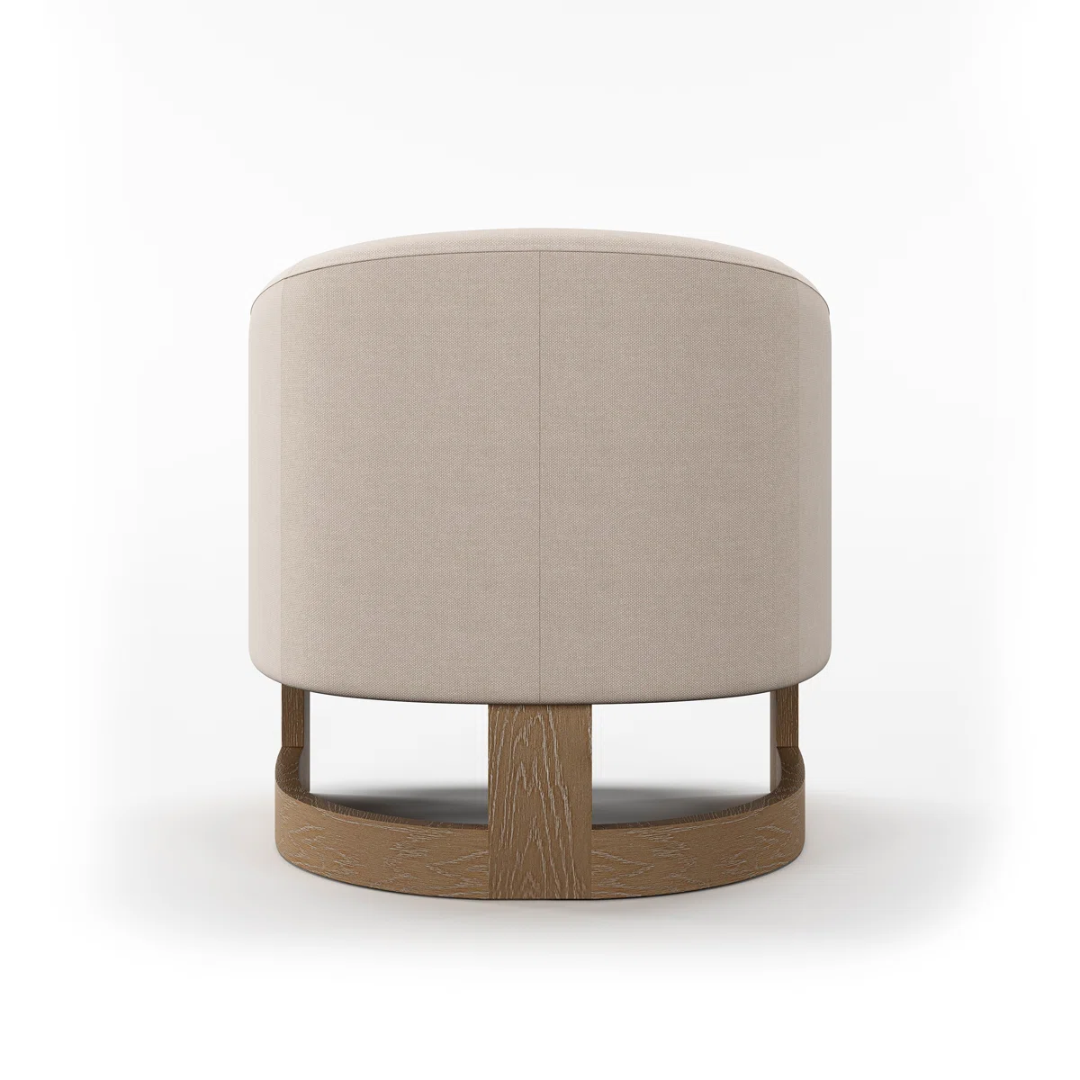 Wood Frame Modern Chair Accent