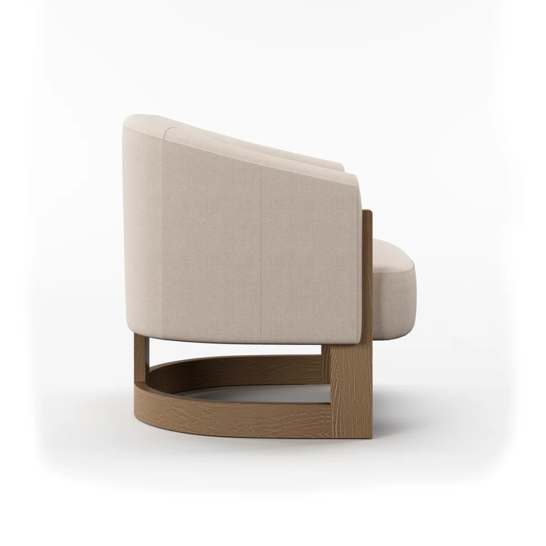 Wood Frame Modern Chair Accent