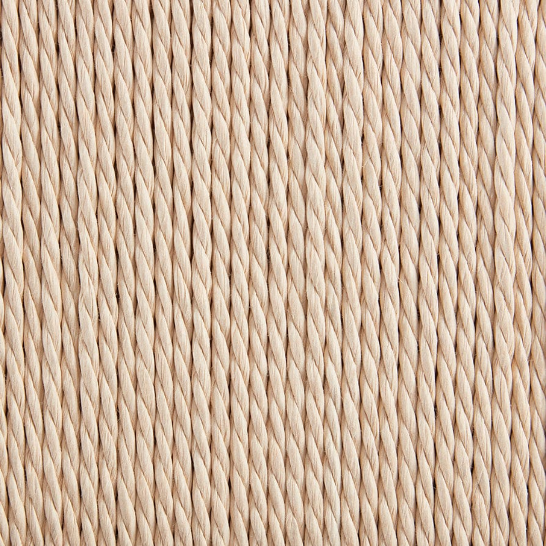 Woven White Wishbone Bar Stool