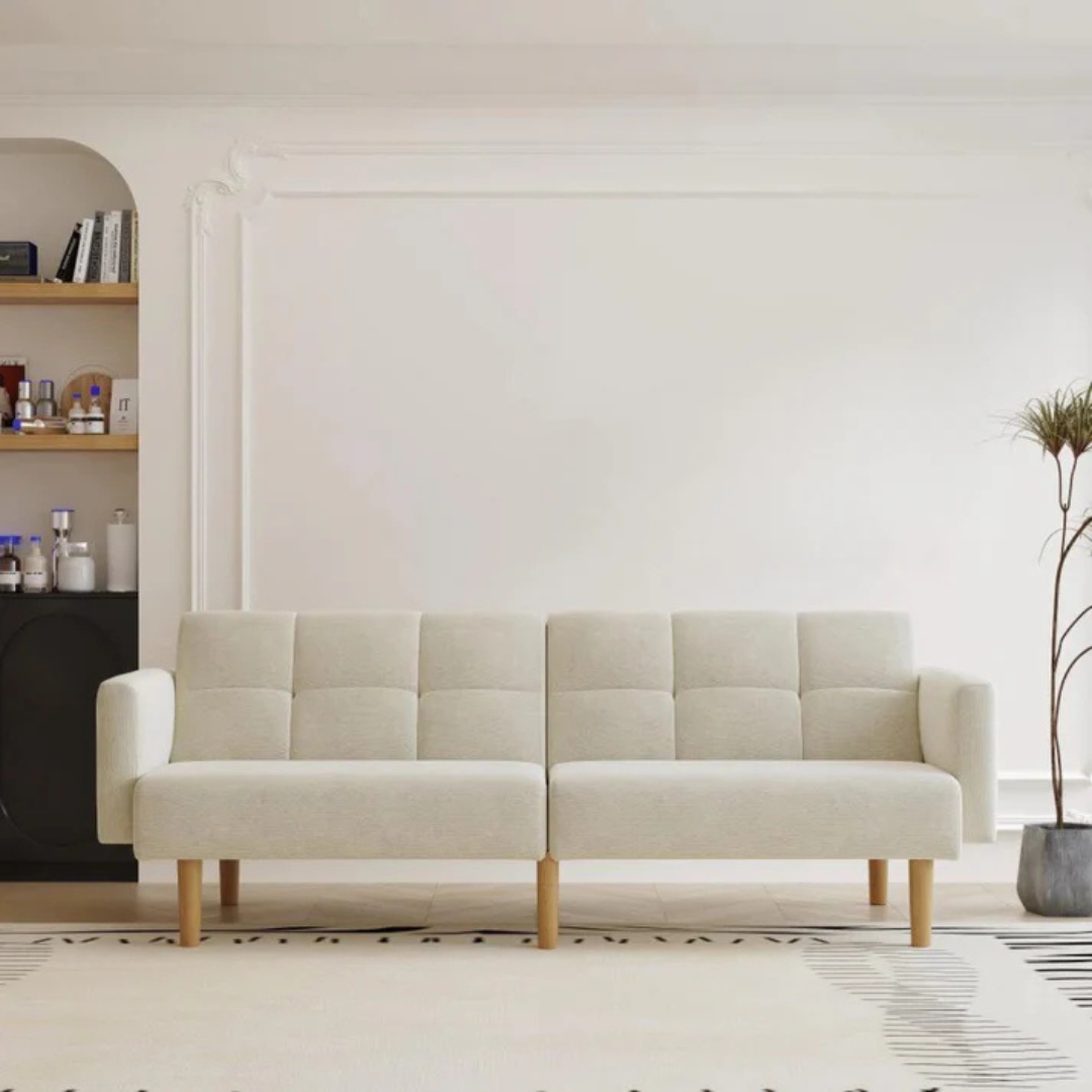 Image shows one of our contemporary sofa beds set in a modern home.
