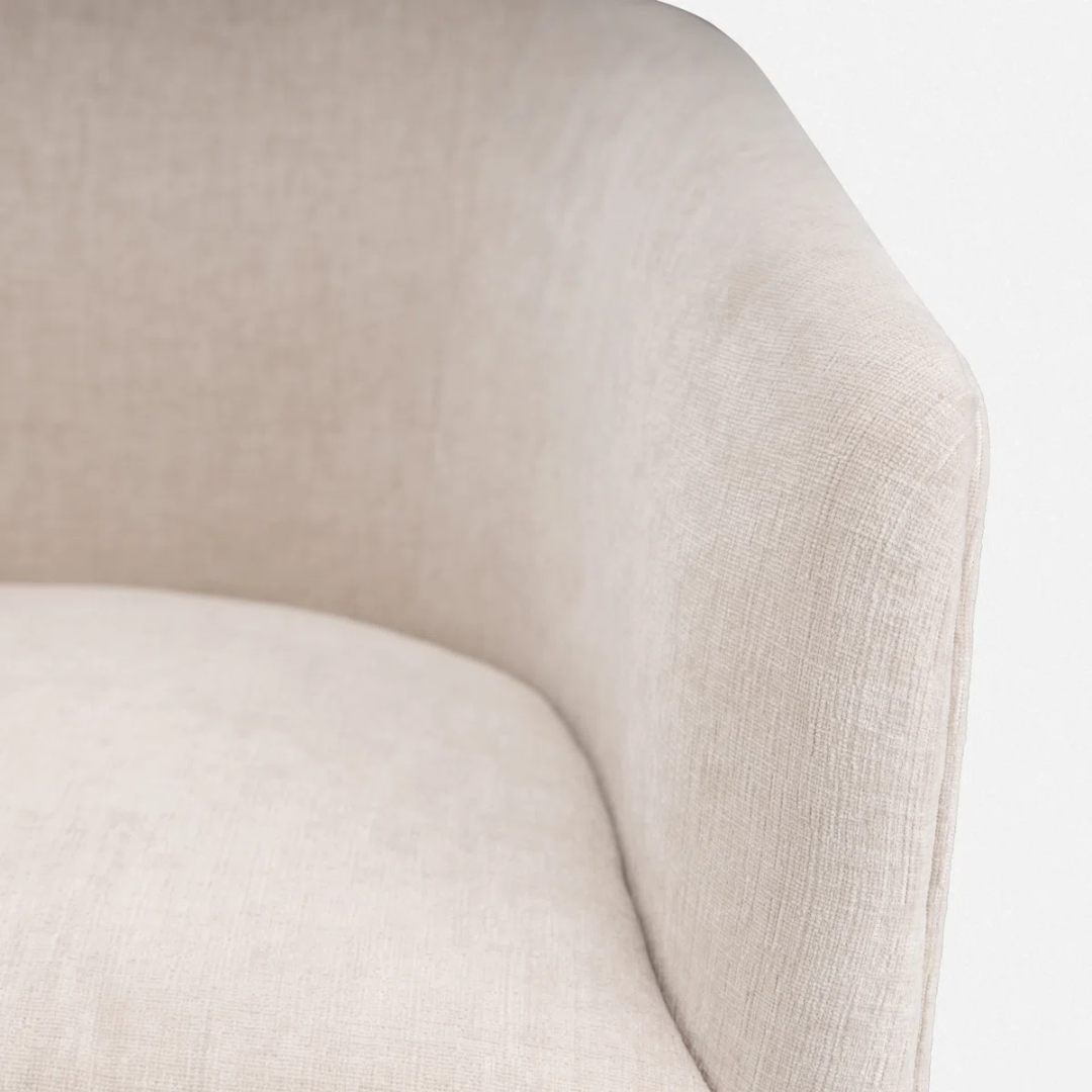 Beige Upholstered Modern Contemporary Bar Stool