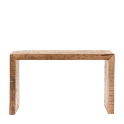 Chunky Wood Rustic Console Table