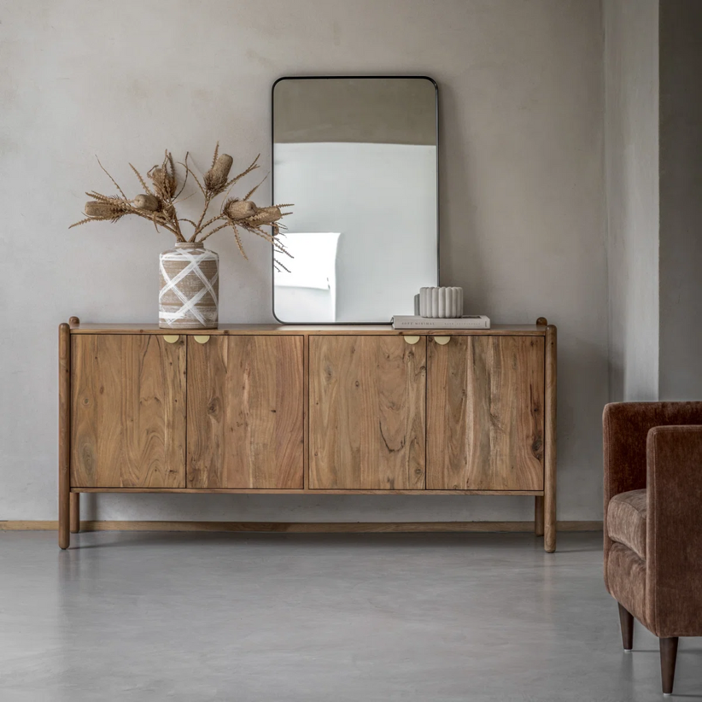 Contemporary Large Wood Sideboard