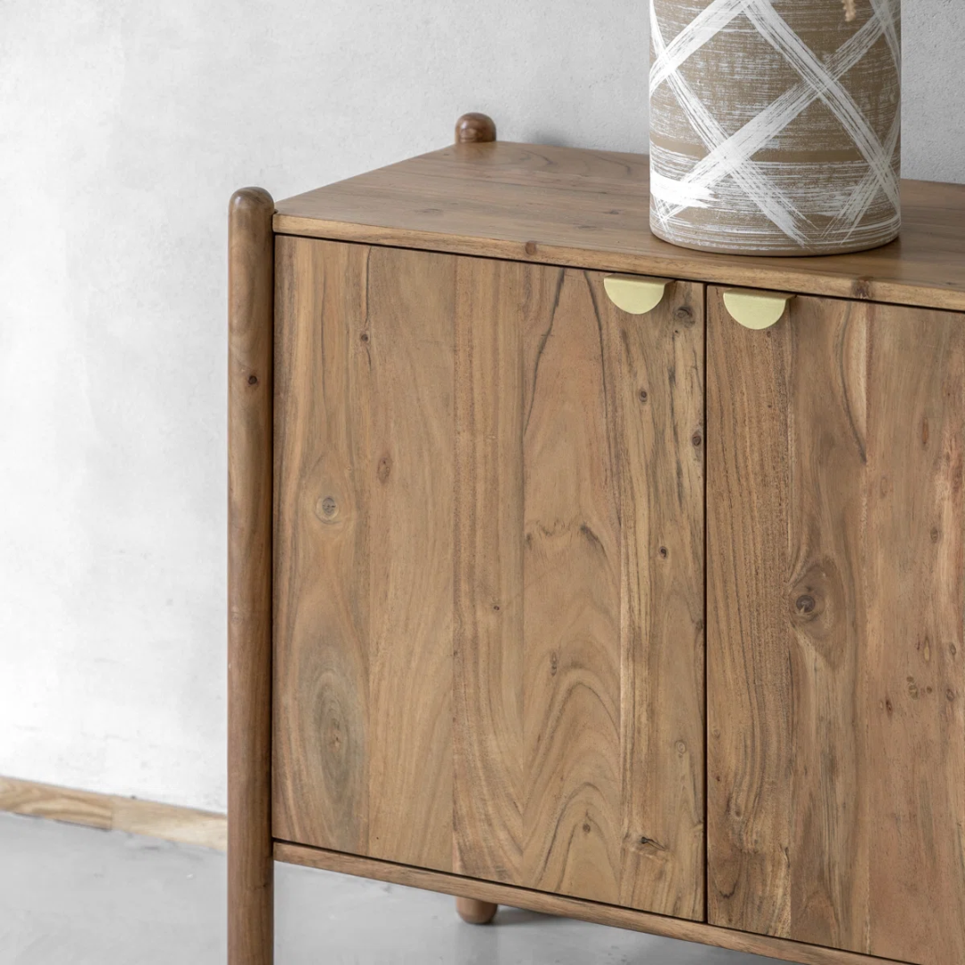 Contemporary Large Wood Sideboard
