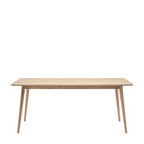 Rectangle Dark Wood Mid Century Modern Style Dining Table