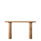 Dark Wood Rustic Console Table