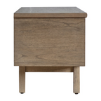 Japandi Solid Wood Console TV Table - Up To 88"