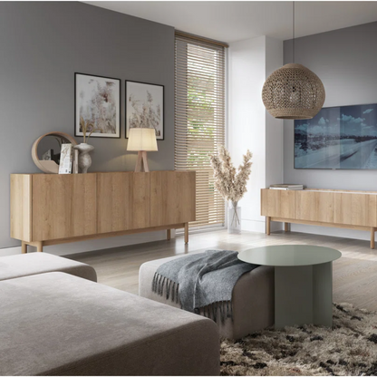 Light Wood Large Sideboard With Storage
