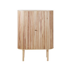 Light Wood Tall Storage Cabinets With Doors And Shelves