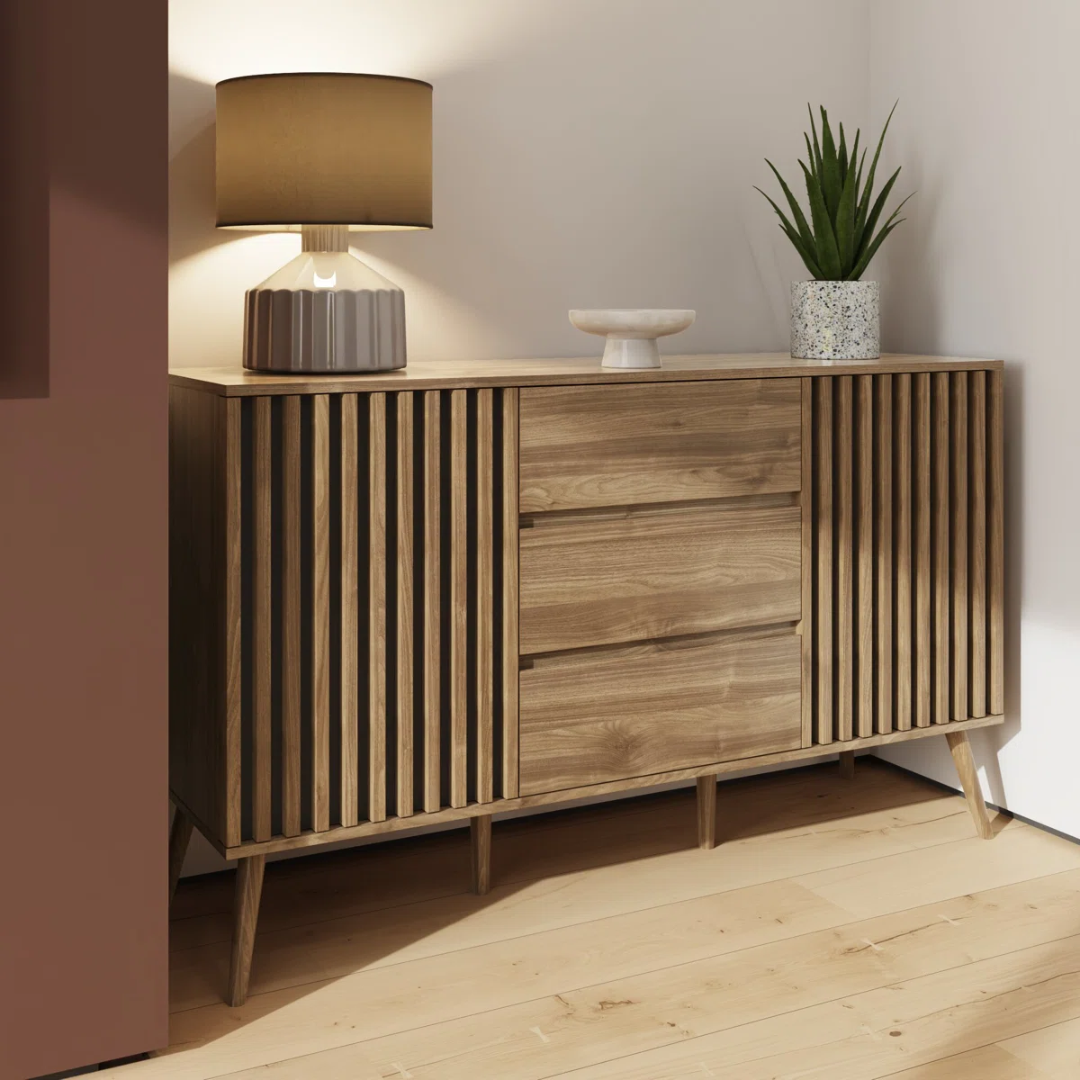 Mid Century Modern Sideboard With Storage
