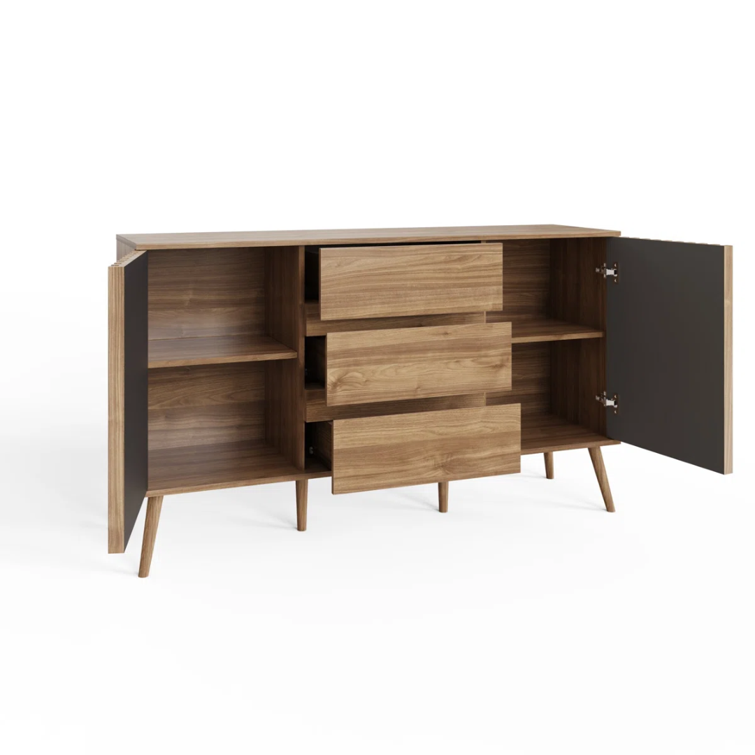 Mid Century Modern Sideboard With Storage
