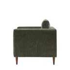 Mid Century Olive Green Accent Chair