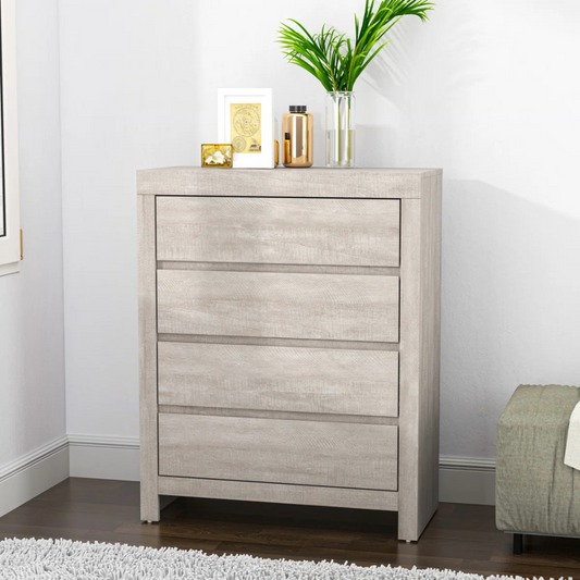 Modern Cube Bedroom Chests Of Drawers, set in a modern home.