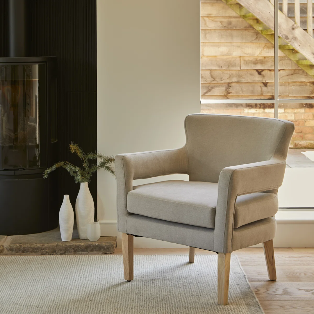 Modern Grey Living Room Accent Chair