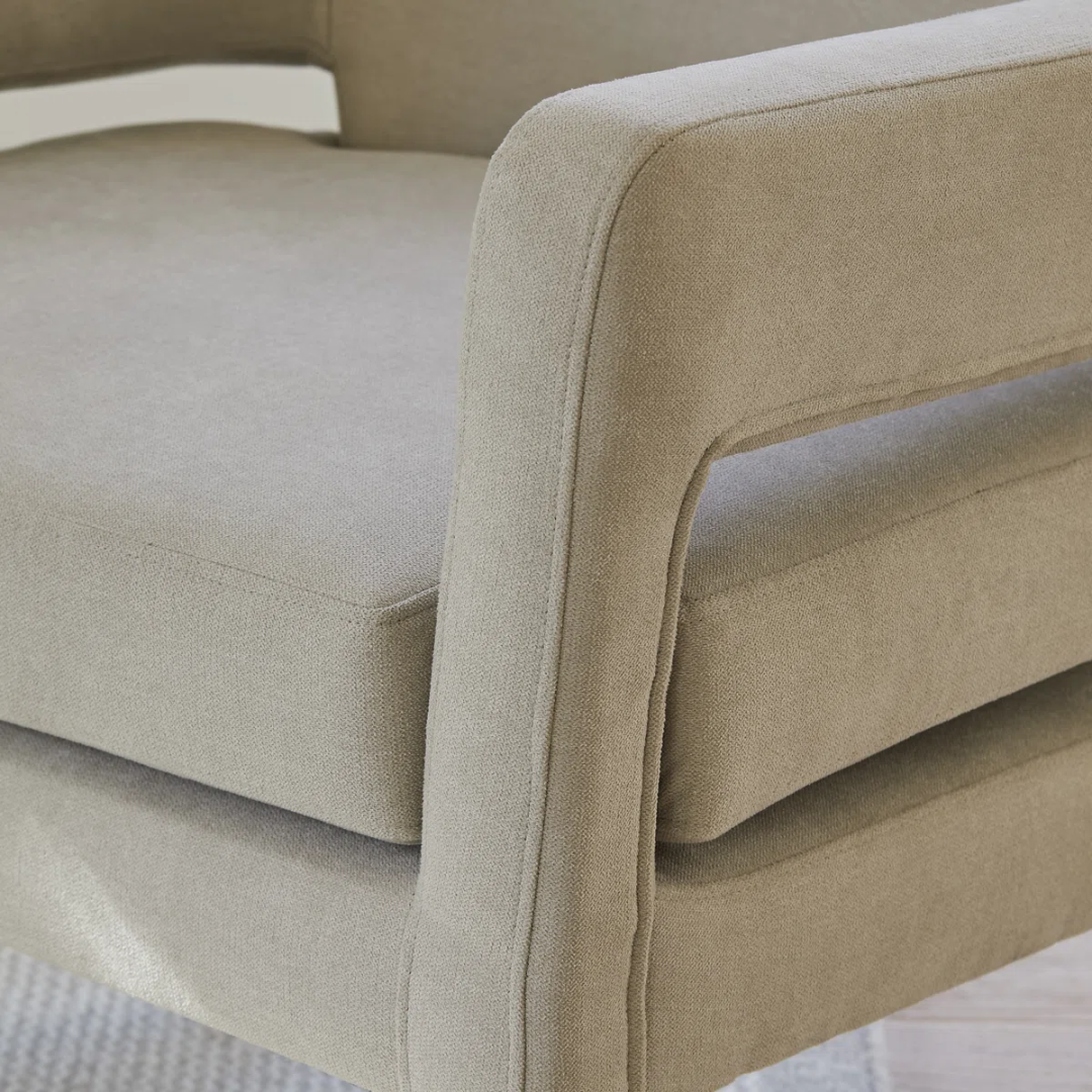 Modern Grey Living Room Accent Chair