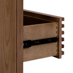 Modern Six Drawer Walnut Chest Of Drawers