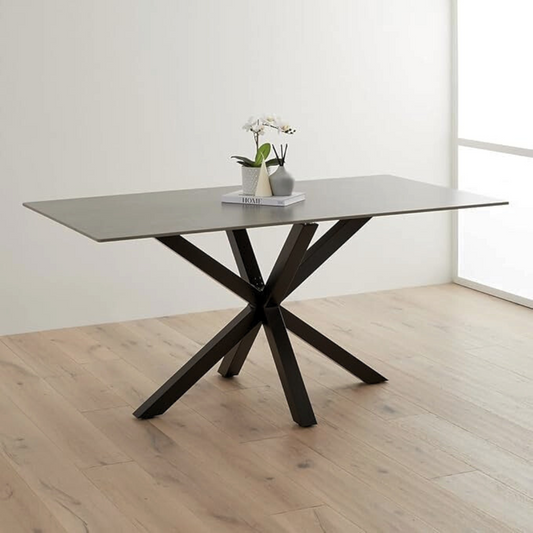 Modern Stone Top Dining Table,, stand alone in a modern room.