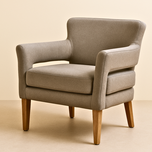 Modern Grey Living Room Accent Chair