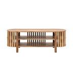 Modern Natural Solid Wood TV Stand