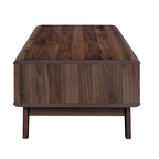Rectangular Dark Wooden Coffee Table