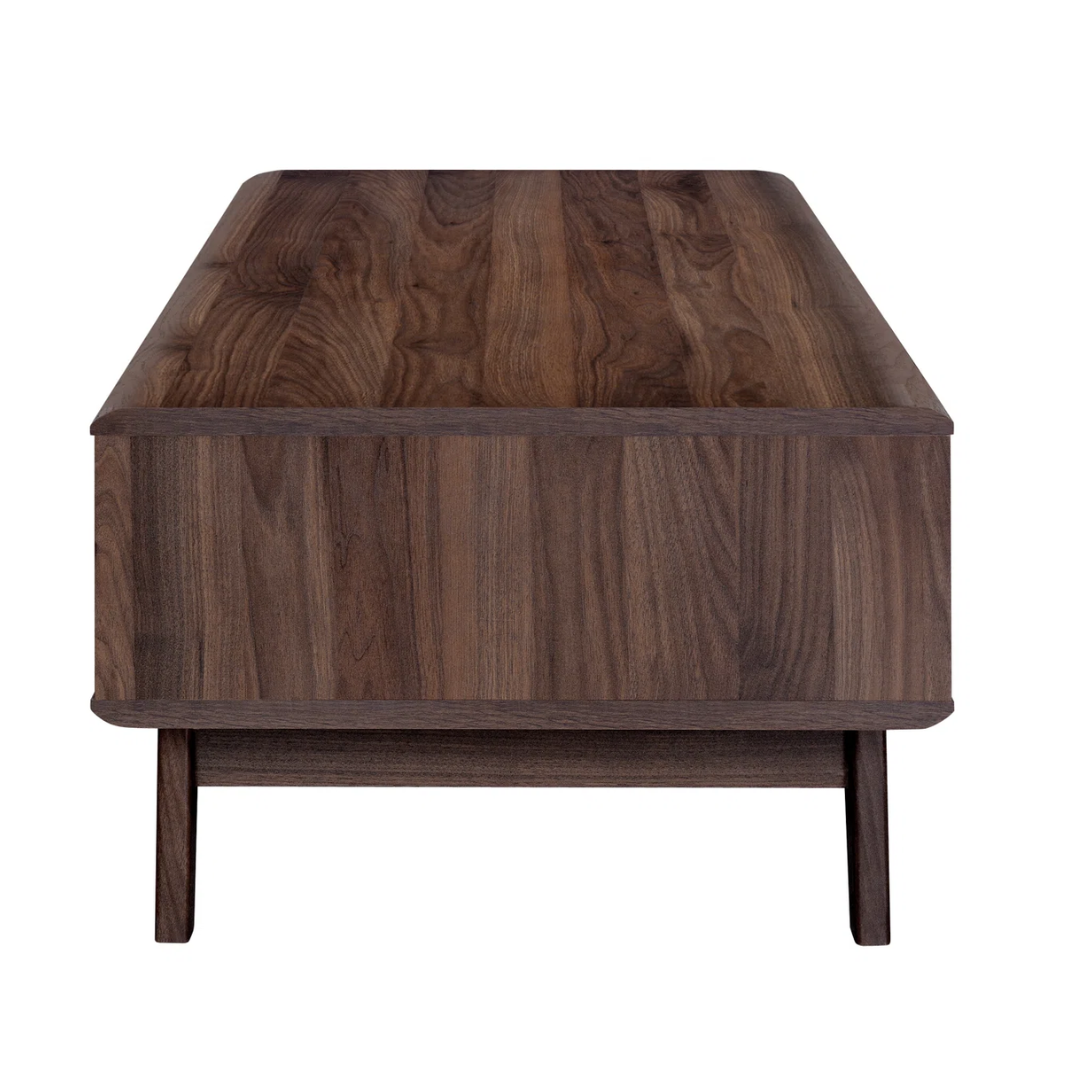 Rectangular Dark Wooden Coffee Table