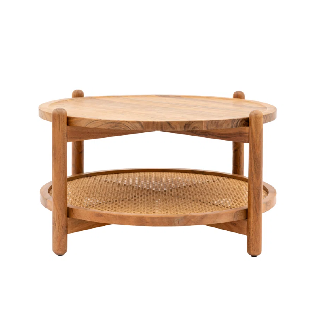 Round Small Storage Coffee Table