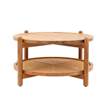 Round Small Storage Coffee Table