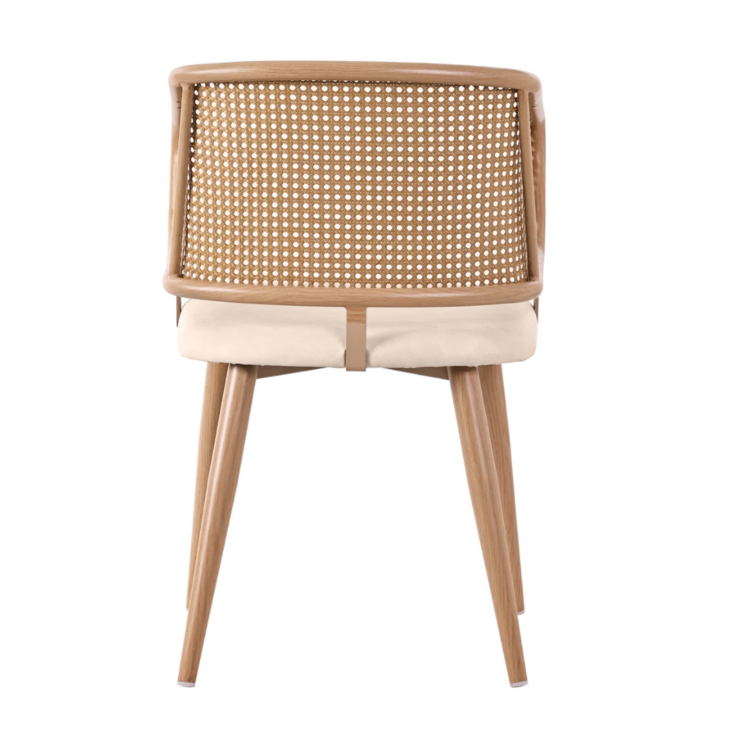 Scandi Rattan Dining Table Chairs - Set OF Two