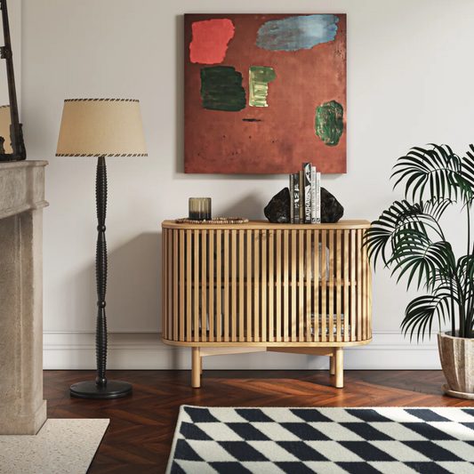 Small Modern Oak Sideboard