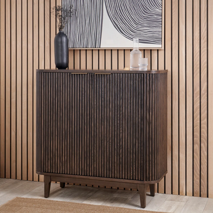 Small Walnut Sideboard Cabinet