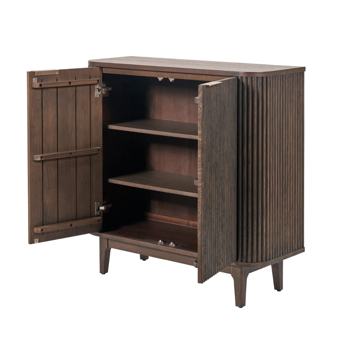 Small Walnut Sideboard Cabinet