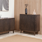 Small Walnut Sideboard Cabinet