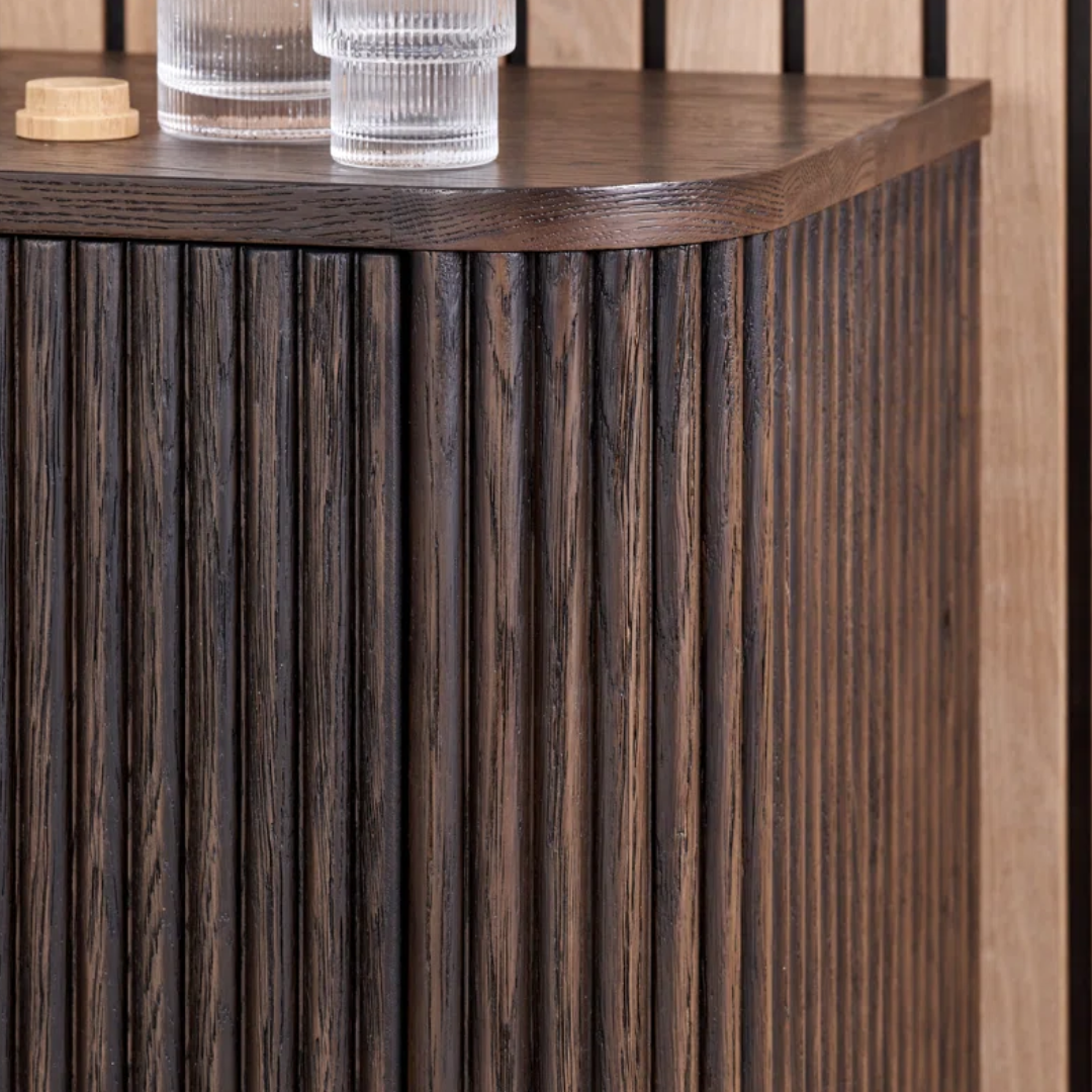 Small Walnut Sideboard Cabinet