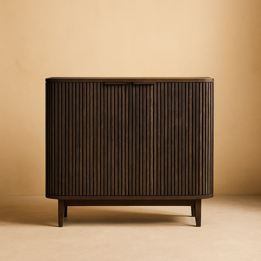 Small Walnut Sideboard Cabinet
