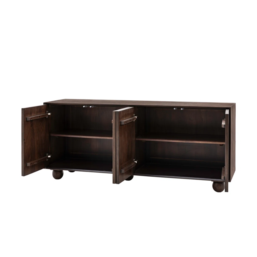 Walnut Wood Extra Long Sideboard