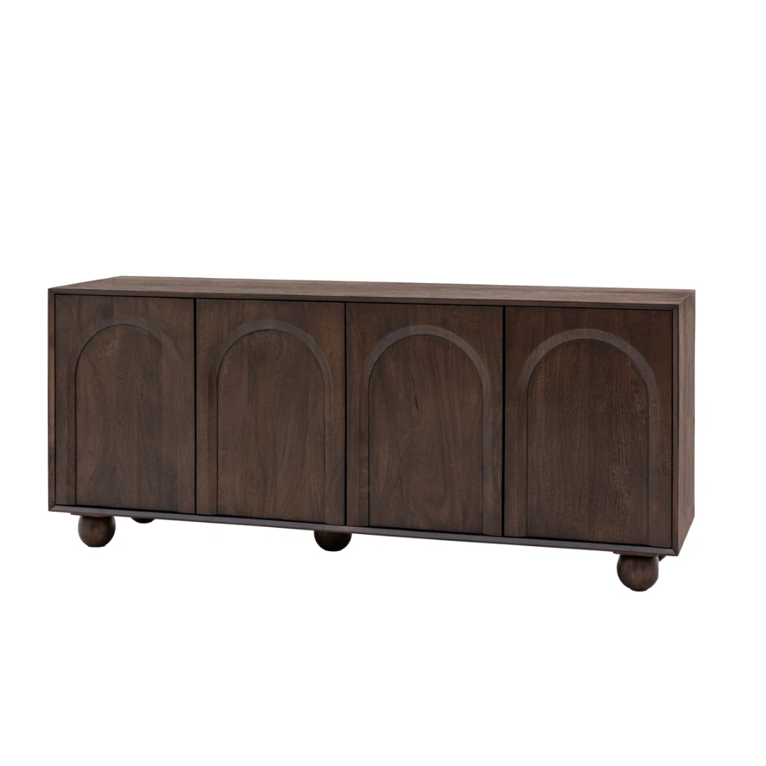 Walnut Wood Extra Long Sideboard