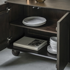 Walnut Wood Extra Long Sideboard
