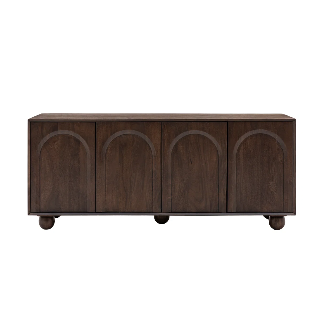 Walnut Wood Extra Long Sideboard