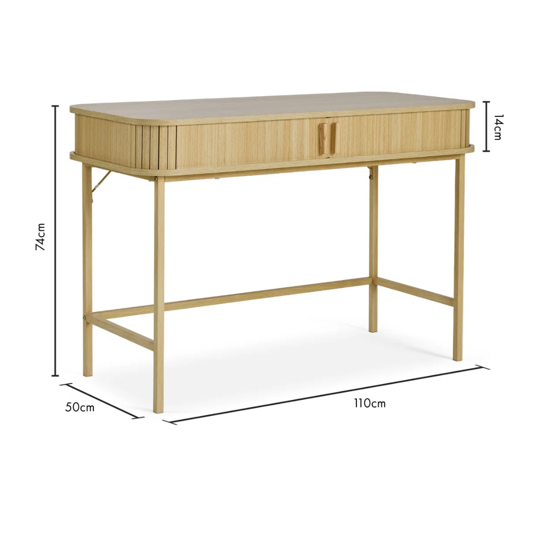 Wood Modern Mid Century Desk, dimensions.