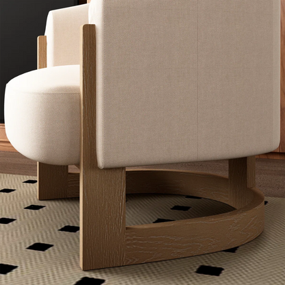 Wood Frame Modern Chair Accent